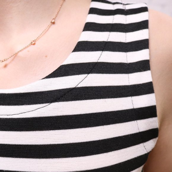 2/$20 Monteau striped sheath shift dress b906 - Picture 4 of 8